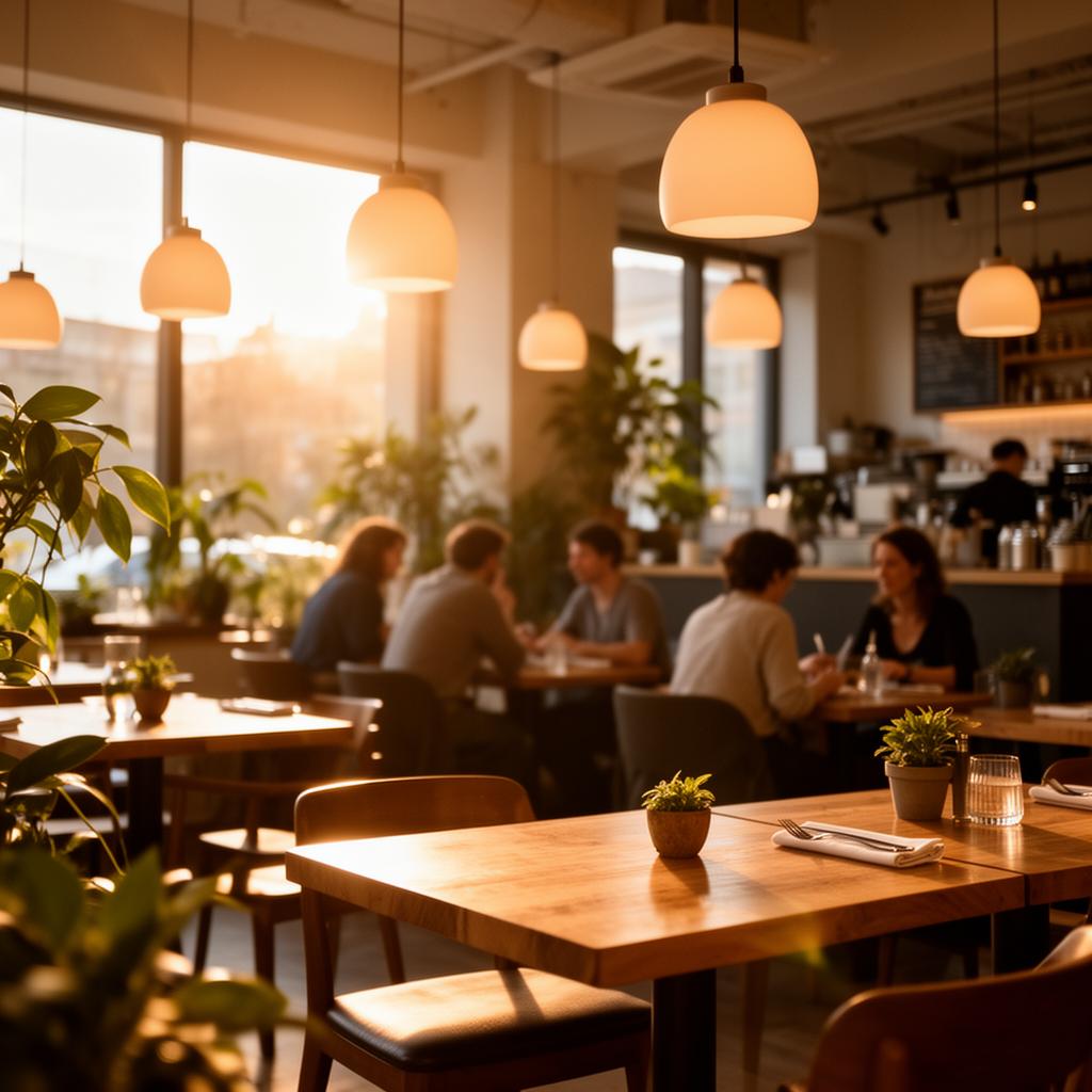 Restaurants & Cafés website design example